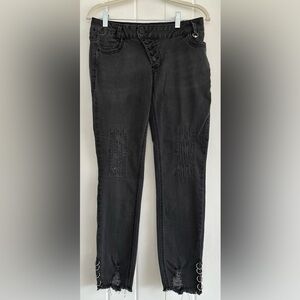 Buena Vista Jeans Malibu Cozy Denim Grey Black Size Medium